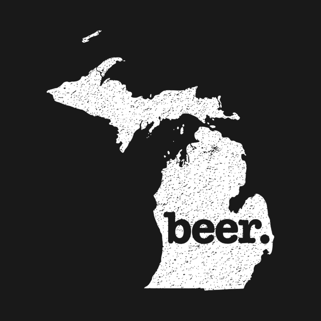 Michigan Beer Home Love Distressed by marjaalvaro