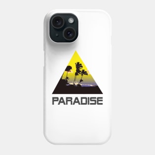 PARADISE ISLAND TSHIRT - MINIMALIST Phone Case