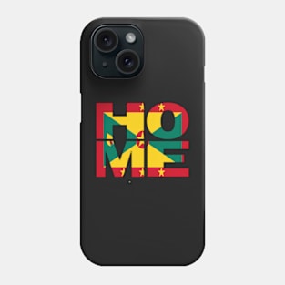 Grenada Flag Collection Spelling HOME - Grenadian - Soca Mode Phone Case