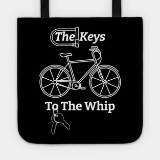 Keys To The Whip (White) Tote