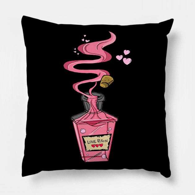 Love Potion Pillow by MelissaKleynowskiArt