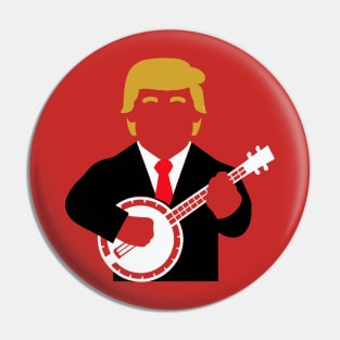 Banjo Trump Minimalist Pin