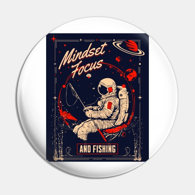 Mindset, Focus, and Fishing Pin by Richardramirez82