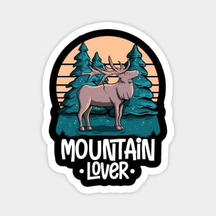 Mountain Deer Lover Magnet