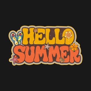 Retro Hello Summer T-Shirt