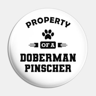 Doberman Pinscher Dog - Property of a doberman pinscher Pin