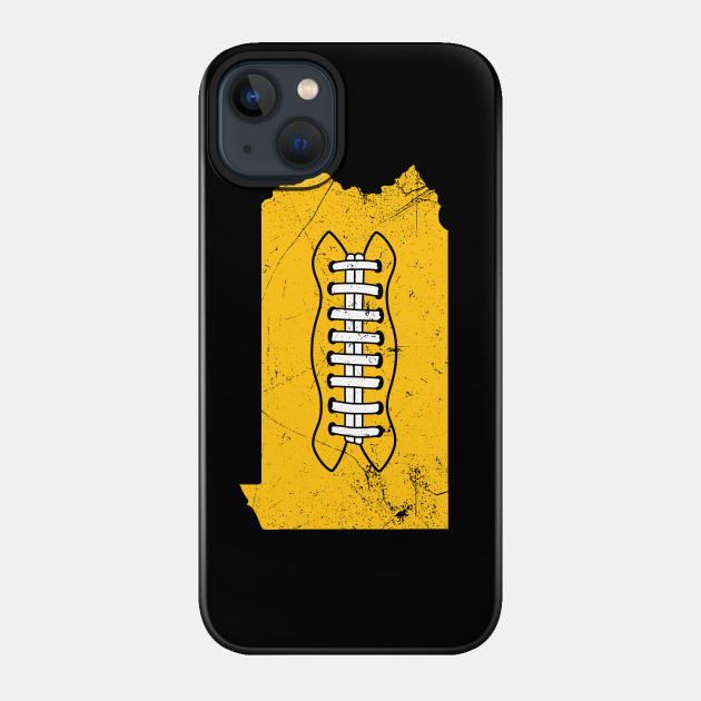 PA Football - Black/Gold - Pittsburgh - Phone Case