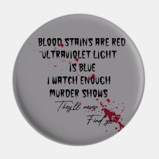 Blood Poem Pin