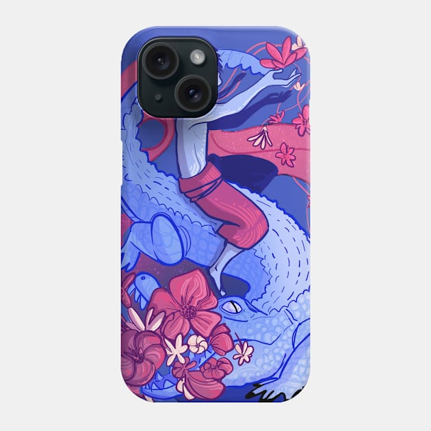 Crocodile Wishes Phone Case by AshenShop