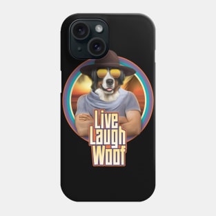 Live laugh woof Phone Case