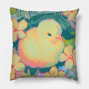 Basket Chick Pillow