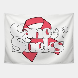 Cancer Sucks // Original Cancer Awareness Design Tapestry