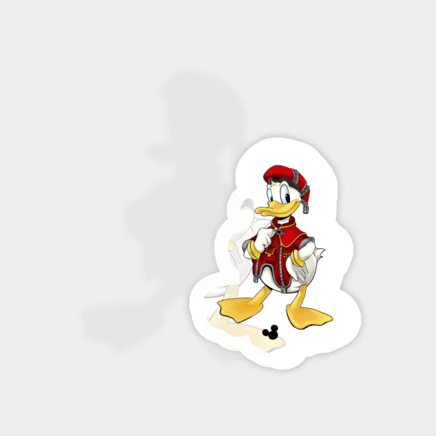 Kingdom Hearts Donald Magnet by VisionaryV