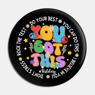 Test Day, Rock The Test, Teacher Testing Day, You Got This Pin