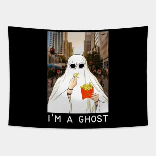 ghost halloween tiktok trend Tapestry