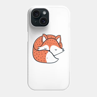 Orange Fox Phone Case