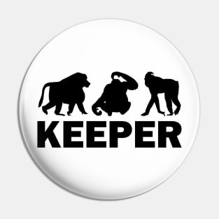 Keeper - Baboon, Macaque, Orang Pin