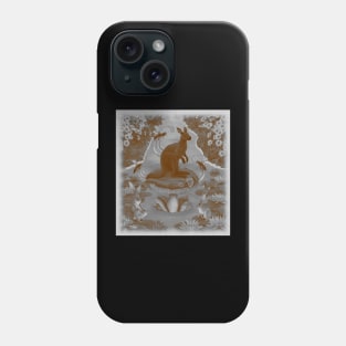 AI generated rabbit wasp Kangaroo mushroom Phone Case