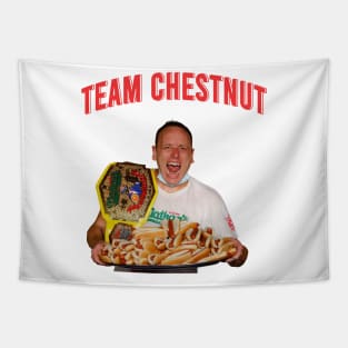 team  joey chestnut the king hot dog Tapestry