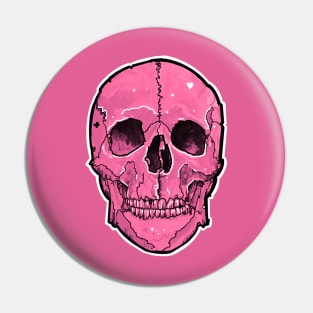 pretty pink skull Pin