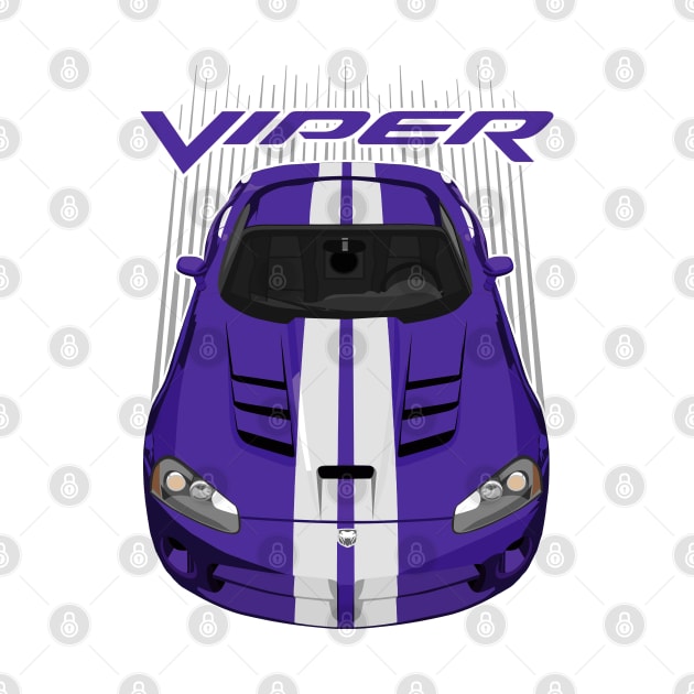 Viper SRT10-purple and white by V8social