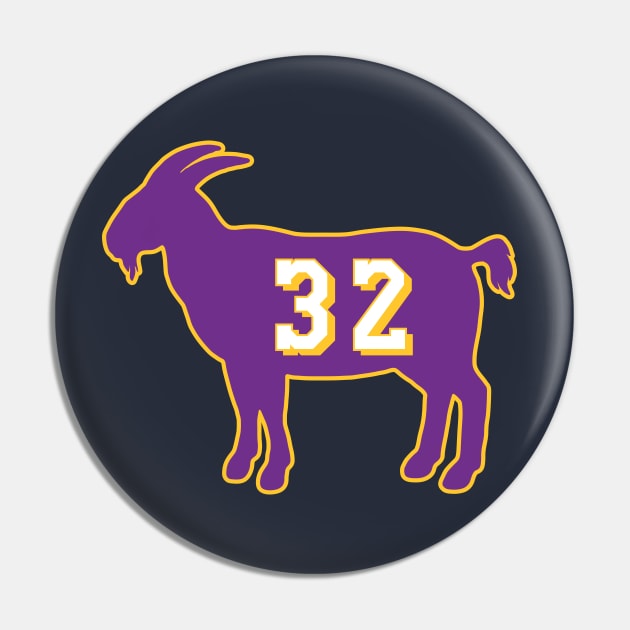 Magic Johnson Los Angeles Goat Qiangy Pin by qiangdade