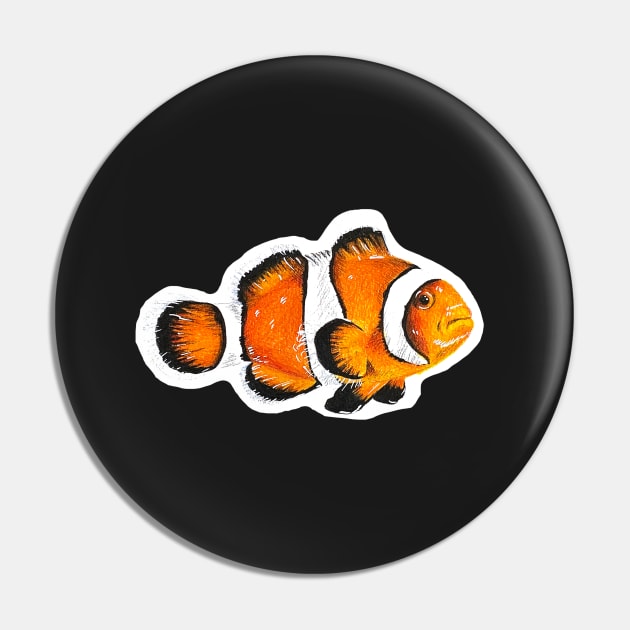 Clownfish Pin by samanthagarrett