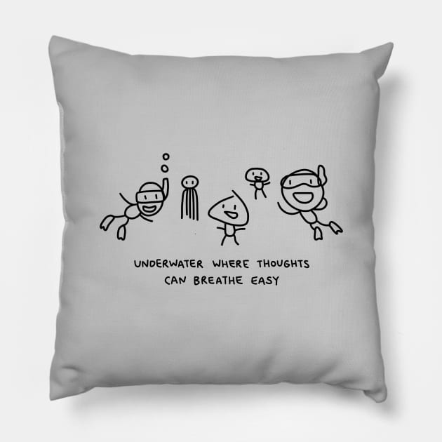 Judy Alvarez Kids Drawing Pillow by slomotionworks