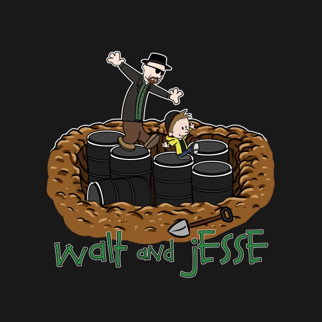 Walt and Jesse by bovaart