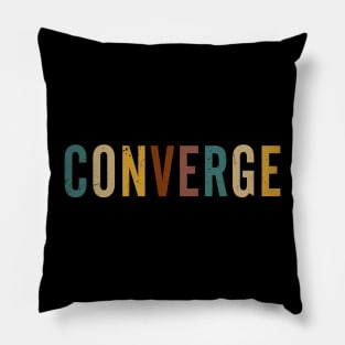 Graphic Colorful Converge Name Birthday 70s 80s 90s Pillow