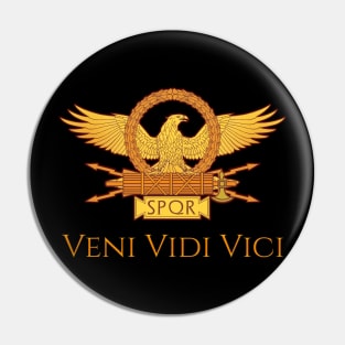 Veni Vidi Vici - Julius Caesar Pin