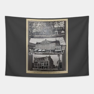 Danbury Iconic Buildings Tapestry