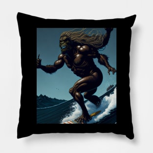 Bigfoot breaks hearts, rips sassy farts, and Sasquatch surfs Pillow