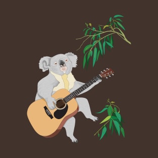 Koala Playing Guitar T-Shirt