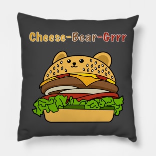 CheeseBearGrrr Pillow