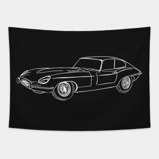 Jaguar e-type Tapestry