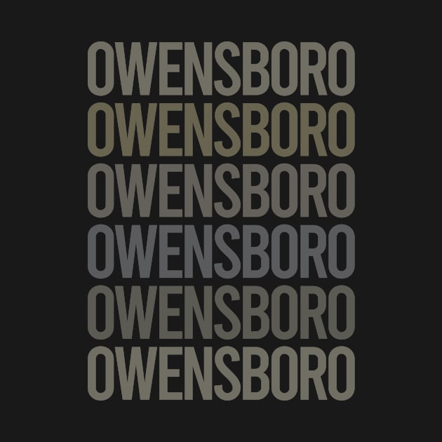 Gray Text Art Owensboro by flaskoverhand