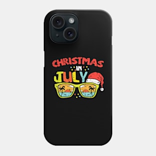 Christmas In July Sunglasses Santa Beach Summer Summer Xmas Phone Case