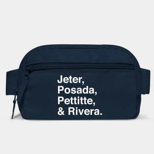 Jeter, Posada, Pettitte, Rivera - White Bag
