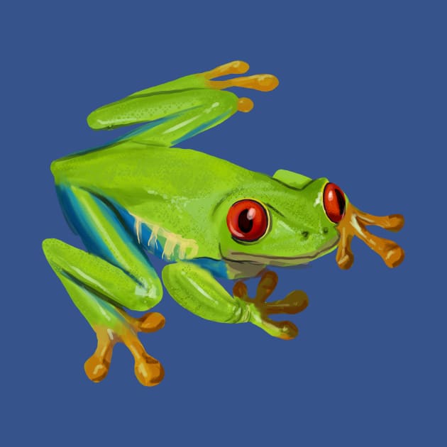 Red Eyed Tree Frog by Khalico