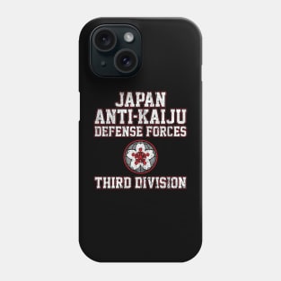 Japan Anti-Kaiju Defense Forces Third Division Phone Case