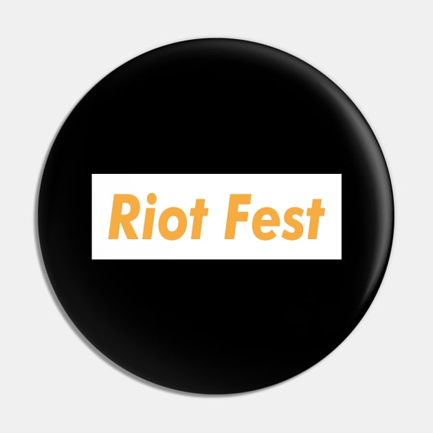 Riot Fest Meat Brown Pin by WE BOUGHT ZOO