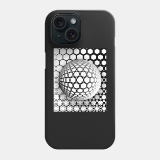 Black and white ball Phone Case