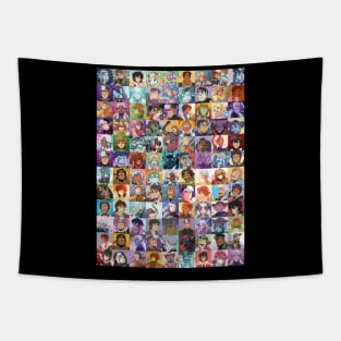 5th Anniversary 108 Voltron Character Blocks Tapestry