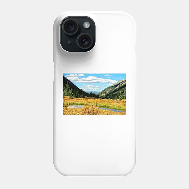 Autumn Lake in the Rockies Phone Case by Scubagirlamy