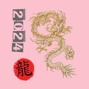 Chinese New Year of Wood Dragon 2024 T-Shirt