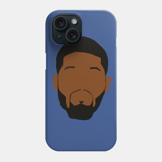 Paul George Face Art Phone Case by xRatTrapTeesx