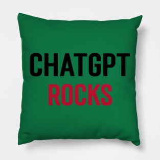 ChatGPT Rocks Pillow