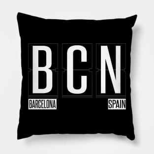 BCN - Barcelona Spain Souvenir or Gift Shirt Apparel Pillow