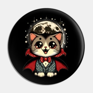 Vampire cat Pin